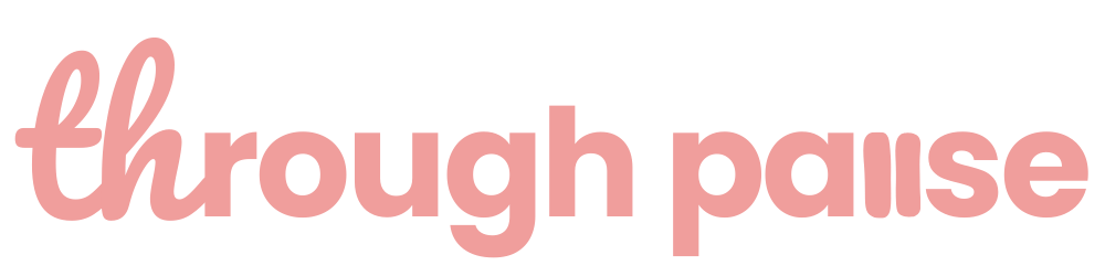 through pause Through Pause Logo in Pink